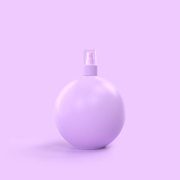 istock violet bottle with clipping path and mock-up for your text 941642062