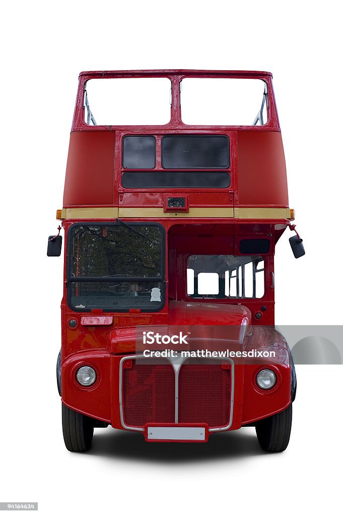 Mystery tour bus  Double-Decker Bus Stock Photo