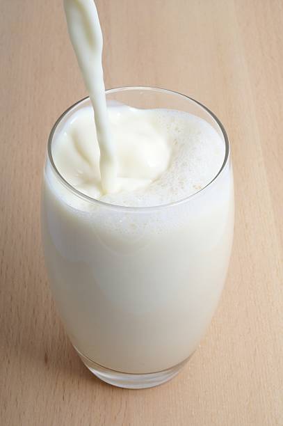 istock Nearly Full Glass of Milk 94165276