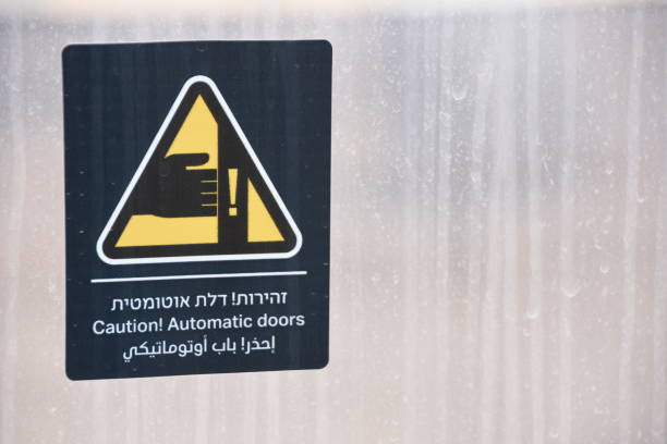 istock Safety signs and warning on the train 941654106