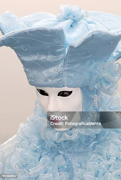 Máscara De Carnaval De Veneza - Fotografias de stock e mais imagens de Adulto - Adulto, Azul, Branco