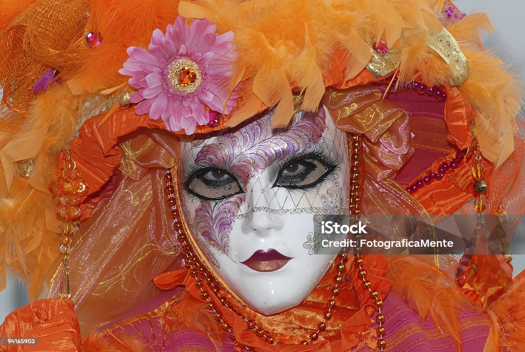 Maschera di carnevale di Venezia - Foto stock royalty-free di Carnevale - Festività pubblica