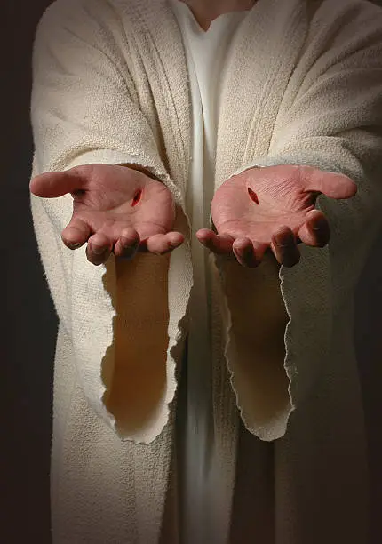 Photo of Jesus Hands with scars