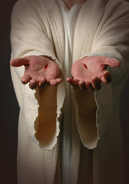 Foto de Jesus Mãos Com Marcas e mais fotos de stock de Jesus Cristo - Jesus  Cristo, Catolicismo, Estilo de Vida - iStock