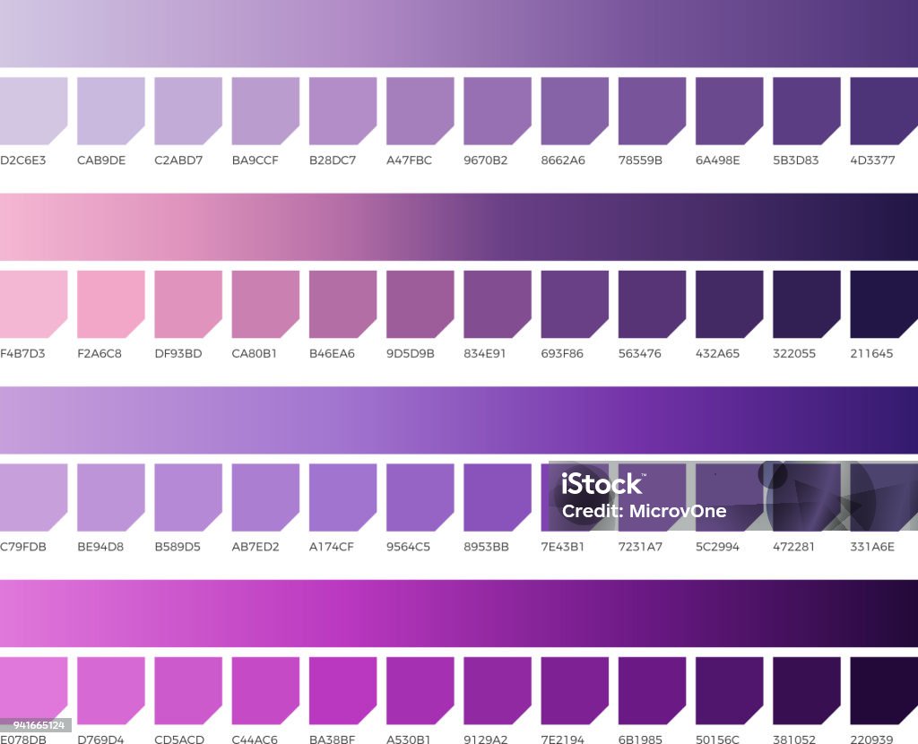울트라 바이올렛 Pantone 색 벡터 견본 2018의 색상 색상 견본에 대한 스톡 벡터 아트 및 기타 이미지 - 색상 견본, 직물  견본, 벡터 - Istock
