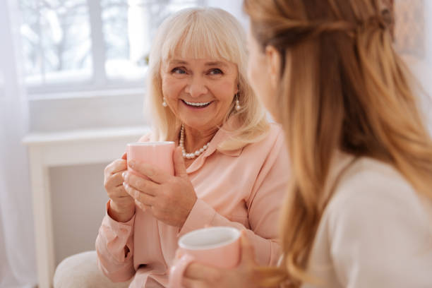 istock Happy delighted woman smiling 941665238