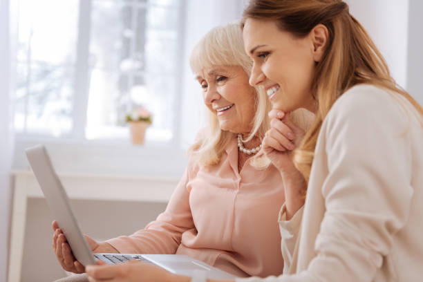 istock Beautiful delighted woman holding her chin 941665636