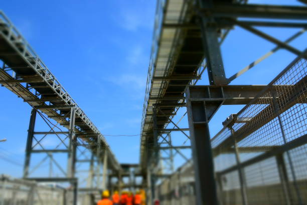 istock conveyor  FOR Materials for building the light rail 941668950