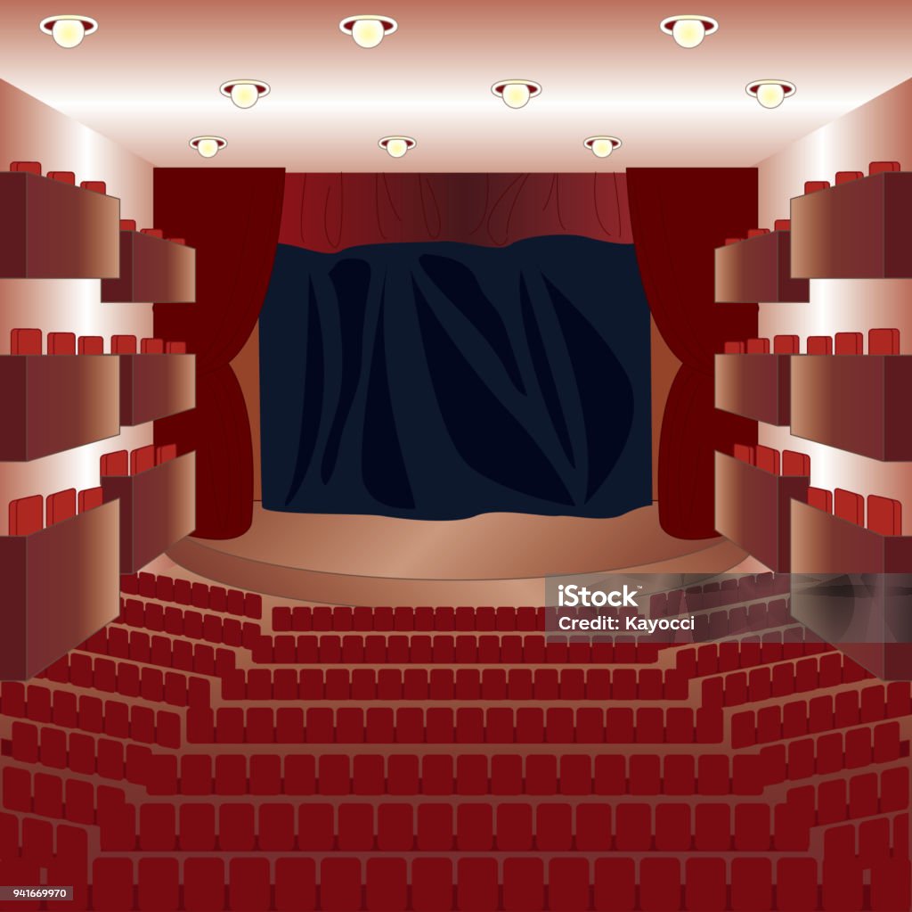 Hình Ảnh Sân Khấu Nhà Hát Hình minh họa Sẵn có - Tải xuống Hình ...