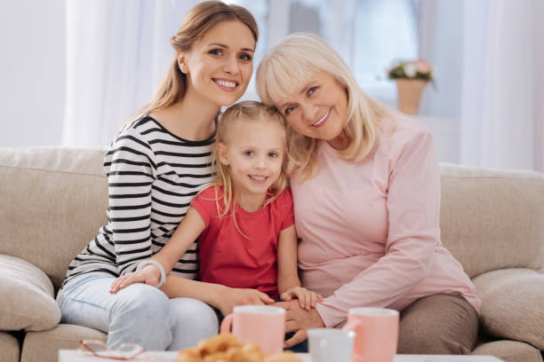 istock Nice happy family sitting together 941672548