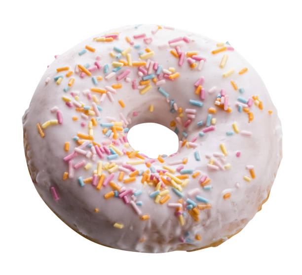 istock Sweet donut isolated with shadow. Clipping path 941673482