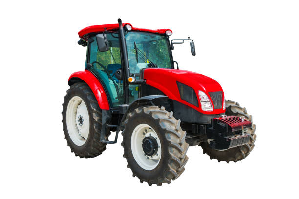 istock Modern agricultural tractor isolated on white background with clipping path 941681588