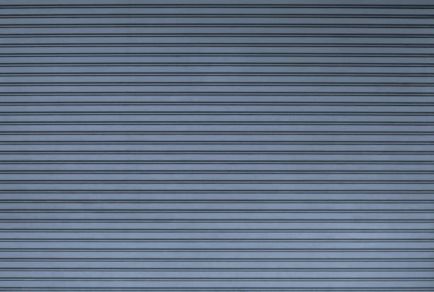 Roller shutter door metal texture, door garage and factory