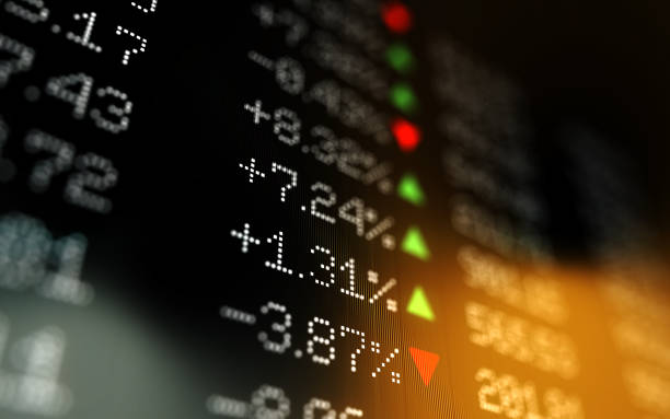 istock Financial and Technical Data Analysis Graph Showing Stock Market Trends 941686760