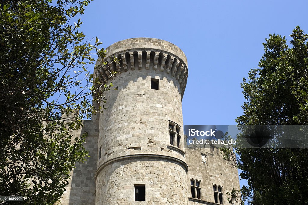 Rhodes - Walled medieval city  Architecture Stock Photo