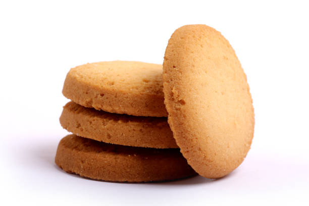 istock Danish butter cookies, butter cookies on white 941691432