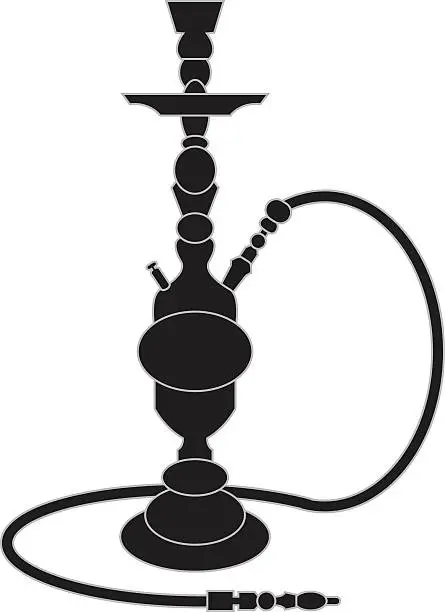 Vector illustration of Geometric Hookah