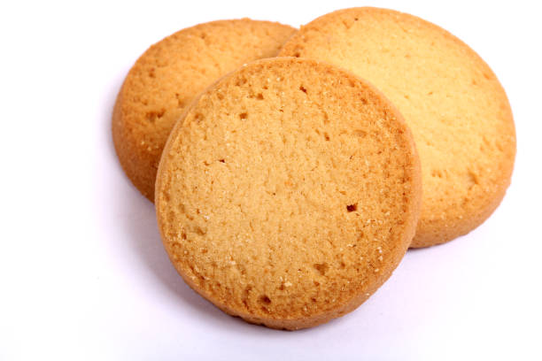 istock Danish butter cookies, butter cookies on white 941694662