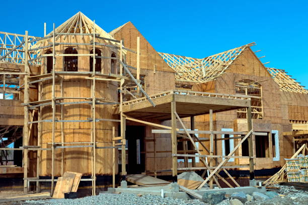 istock Construction of privet house 941698586