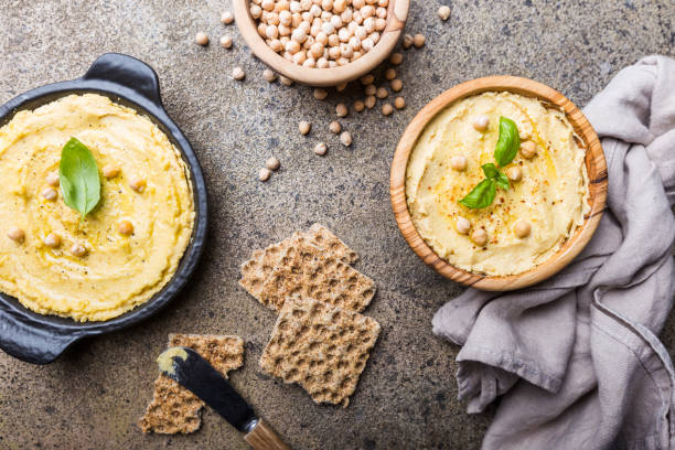 istock Healthy Homemade Creamy Hummus 941703138
