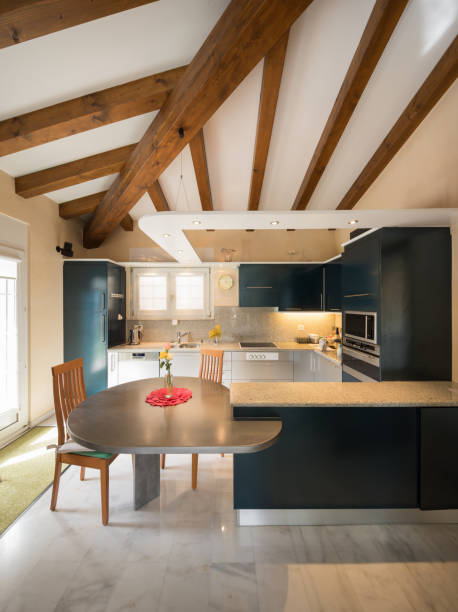 istock Interiors of modern villa, nobody 941711994