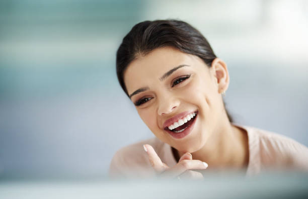 istock Positivity is her secret to acing productivity 941712492