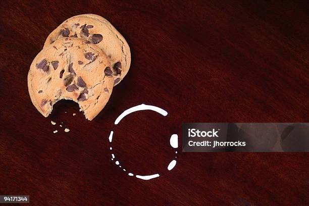 Milk And Cookies Stock Photo - Download Image Now - Cookie, Missing Bite, Backgrounds