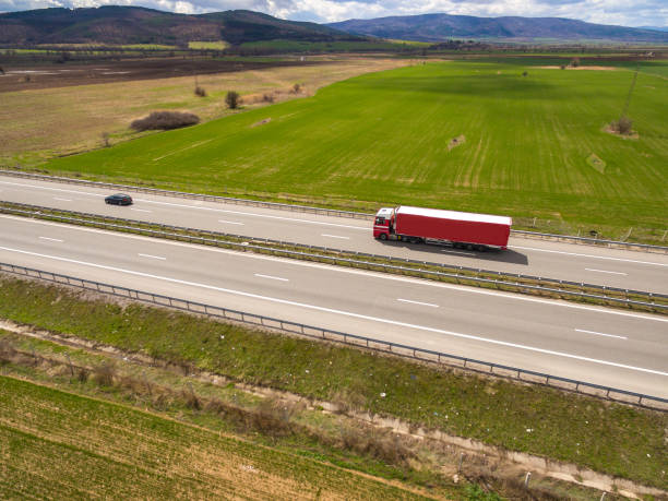 istock Truck on the road 941716508