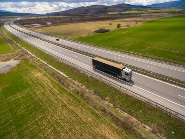 istock Truck on the road 941716510