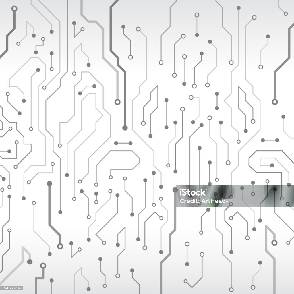 Hightech Technology Background Texture Stock Illustration - Download ...