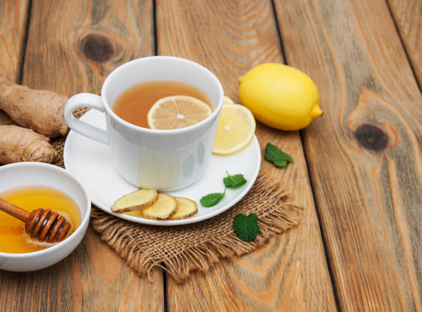 istock Cup of tea with lemon and ginger 941726924