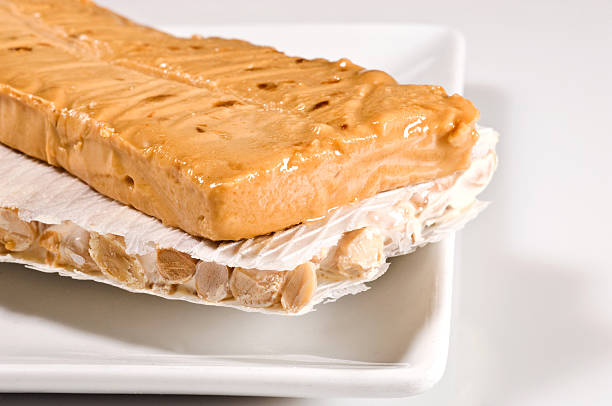 turron español - torrone fotografías e imágenes de stock