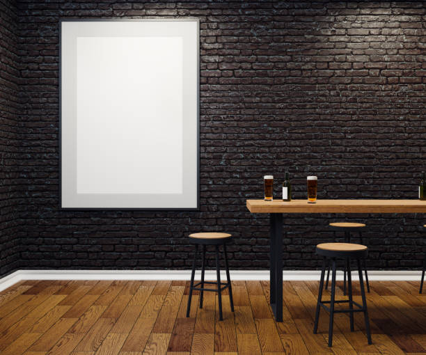 istock Contemporary pub with blank banner 941729420