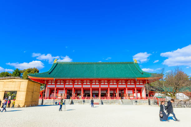 平安神宮、京都、日本 - 平安神宮 写真 ストックフォトと画像