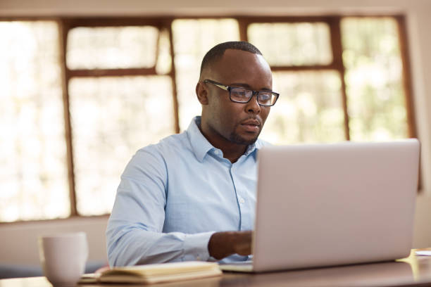 istock He gets a lot done from his home office 941733902