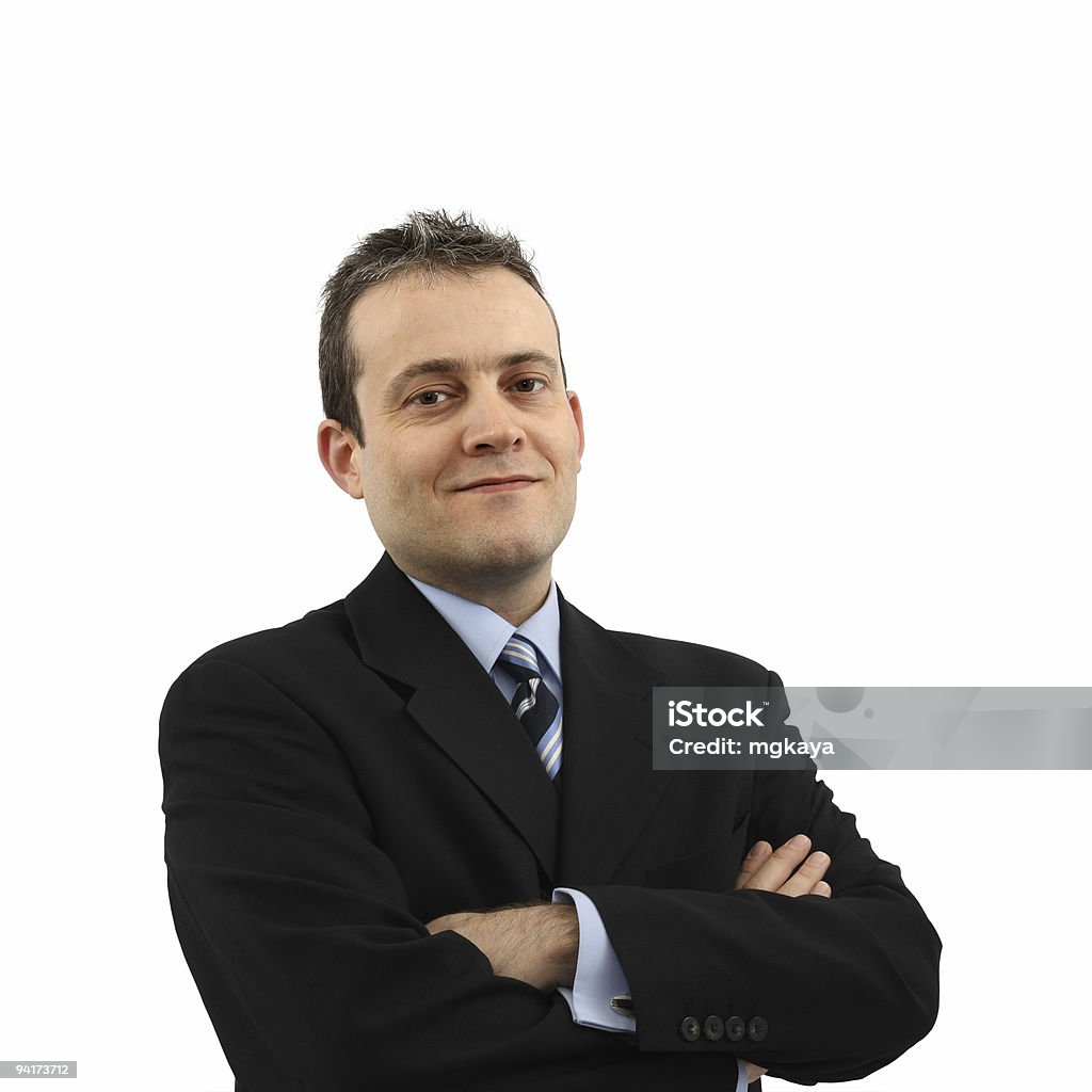 Smiling Businessman  Adult Stock Photo