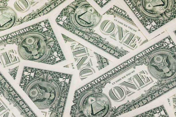 istock Close up view of dollar banknote. Studio shot 941738094