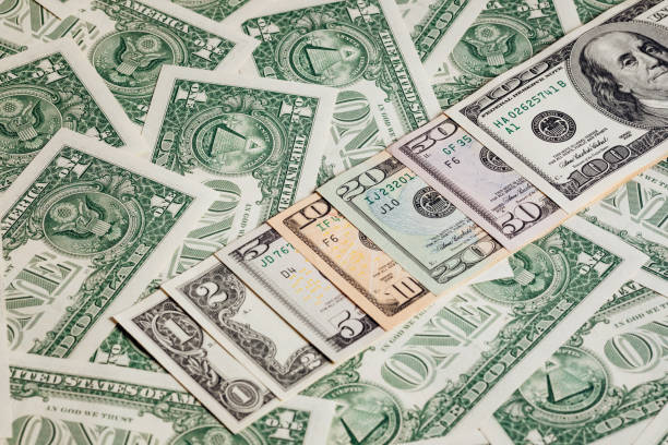 istock Macro close up  USA dollar bill. 941738172