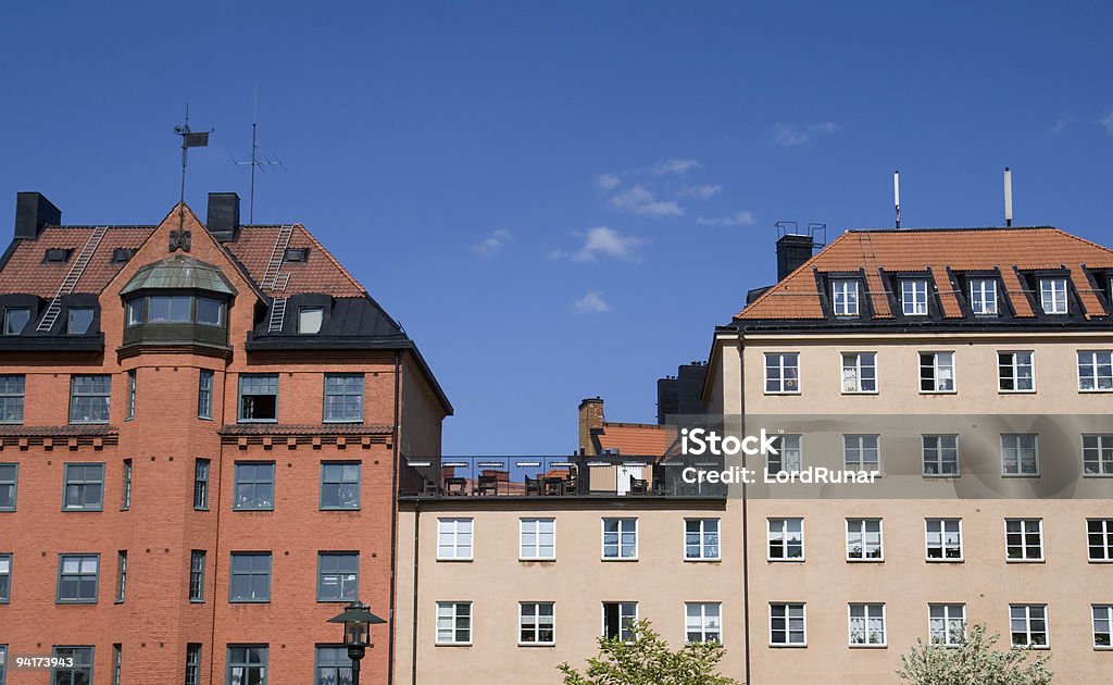 Stadtgebäude - Lizenzfrei Stockholm Stock-Foto