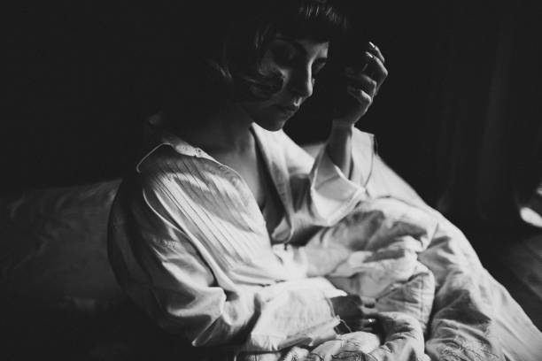 Young woman resting at home
