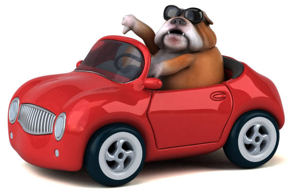 istock Fun bulldog - 3D Illustration 941741648