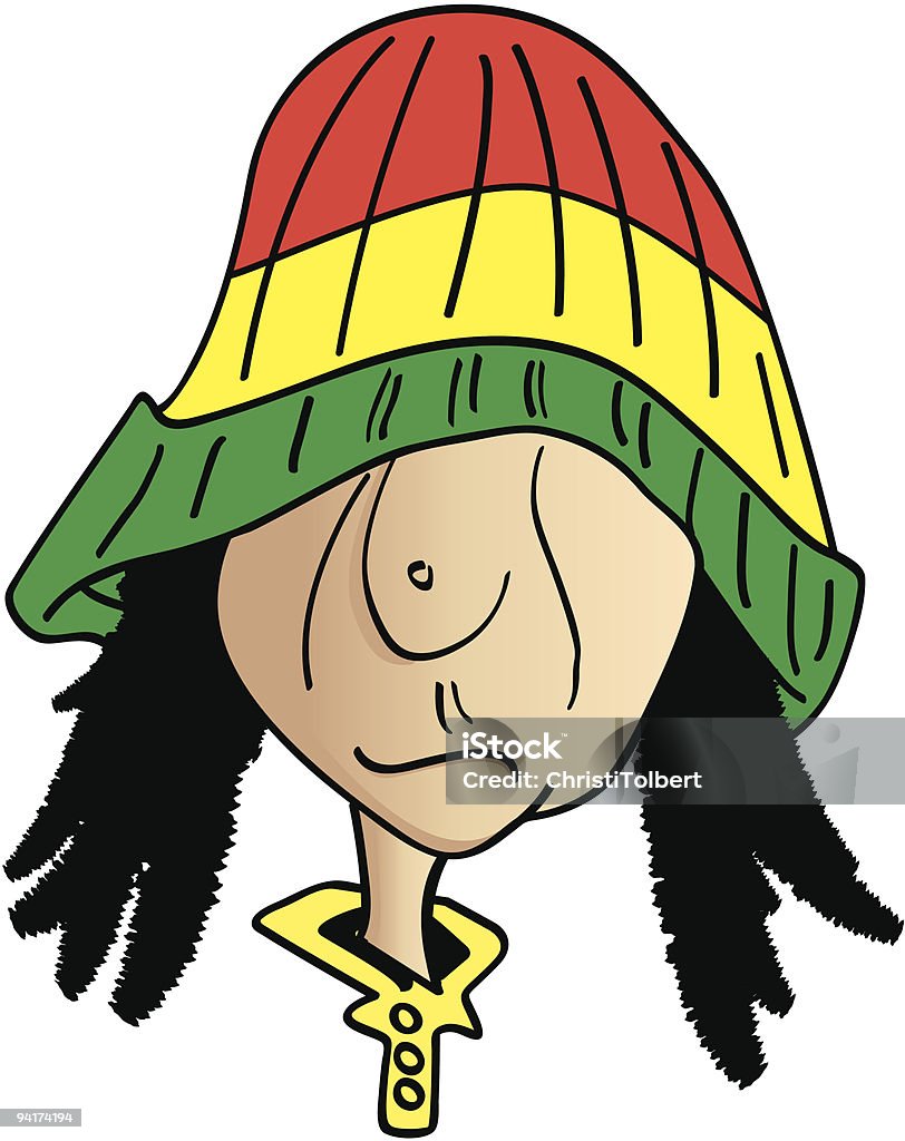 Smiling Rasta Cartoon Cartoon Rasta Guy Stock Illustration - Download Image Now - Pitter ...