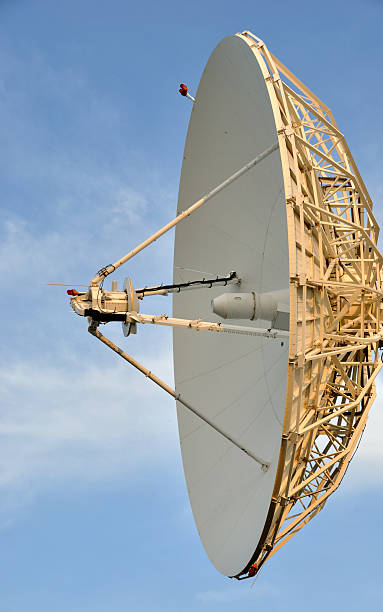 Satellite Communications Dish  landsat satellite photos stock pictures, royalty-free photos & images