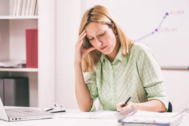 istock Businesswoman in office 941756004