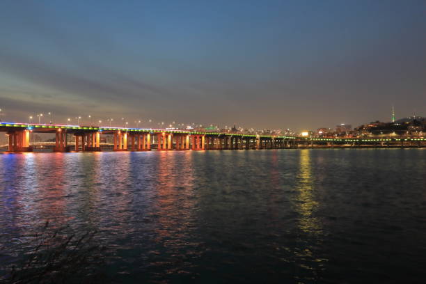 istock A beautiful night view of Hannam Bridge 941757346
