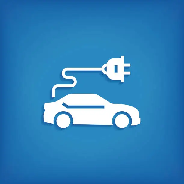 Vector illustration of Electricity Transport Icon
