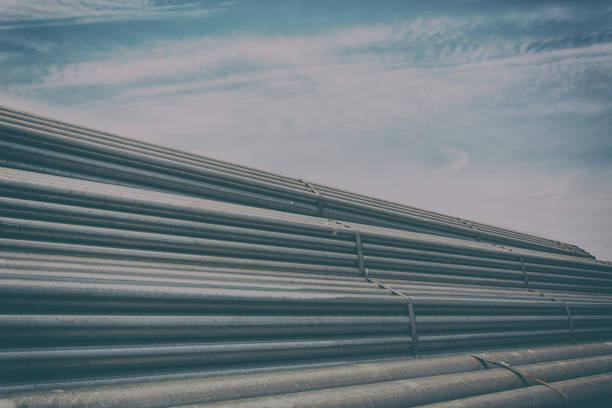 Large steel factory warehouse