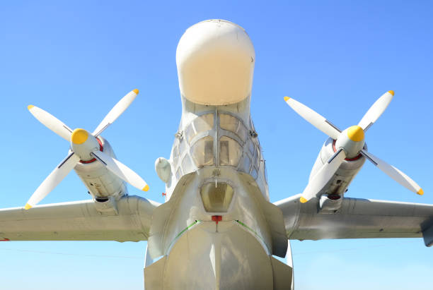 istock Nose of a white large plane 941774954