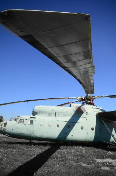 istock Picture of a gray helicopter 941775356