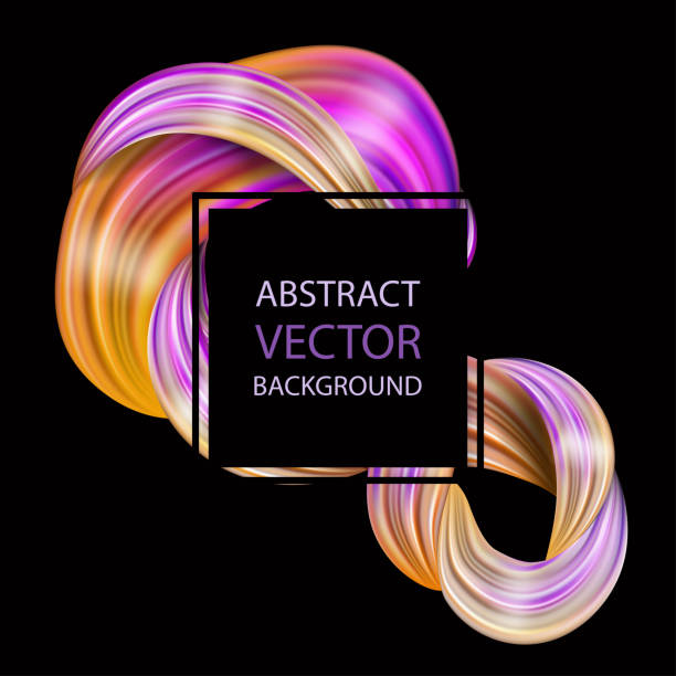 istock 3d abstract fluid design. Colorful modern background with twisted brush stroke, smear waves, paint splash curl, splatter. 941775396